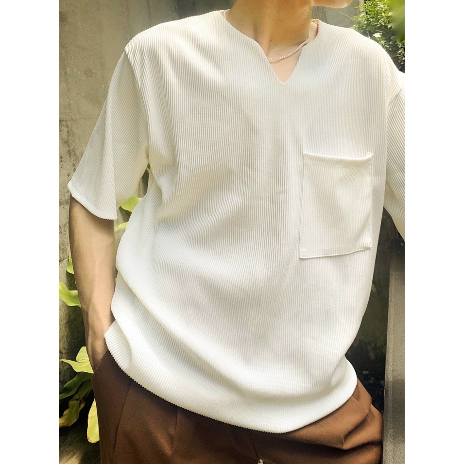 Áo thun phối sọc xiêu đẹp