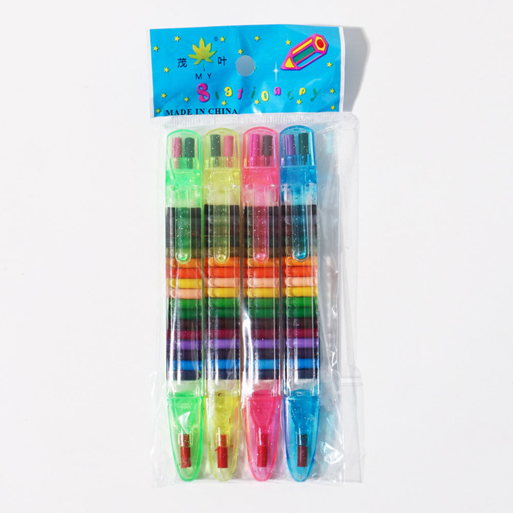 20 Colours Crayon Pen for Student Office Exchangeable Stationery