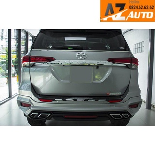 Chống Trầy Cốp Ngoài Xe Toyota Fortuner 2012-2022, chất liệu Nhựa cao cấp