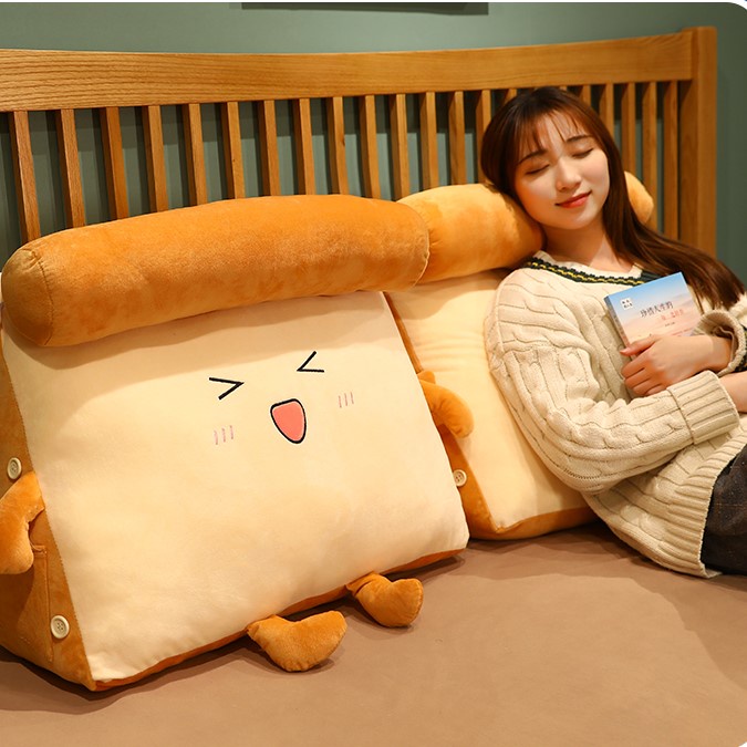 GỐI TAM GIÁC BÁNH MỲ NƯỚNG SIÊU ĐÁNG YÊU 😘😘