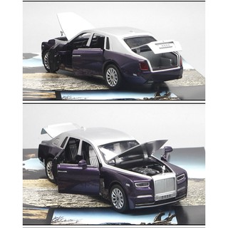 [Full box] Xe mô hình Rolls Royce Phantom 1:28 UNK