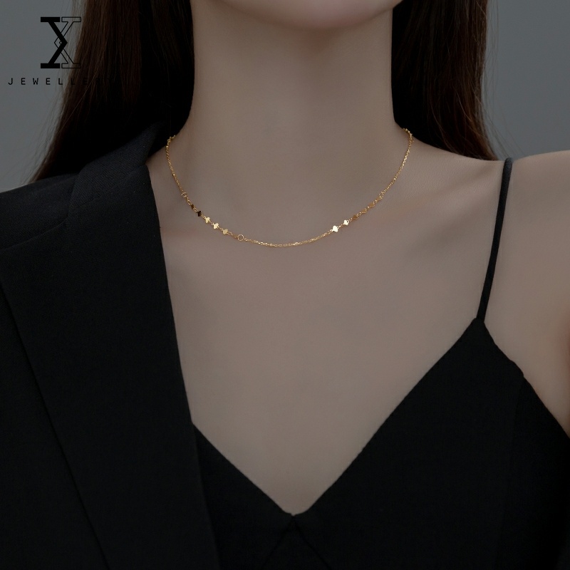 Vòng cổ bạc 925 mặt hình trái tim thời trang cho nữ