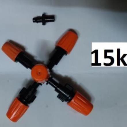 Béc phun sương 5 hướng TƯỚI CÂY -LÀM MÁT NHÀ (giành cho diện tích vuông và rộng) - HV Store 1016