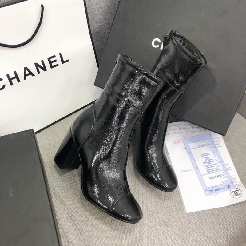 Bốt Cao Gót Chanel fullbox + bill + túi giấy Mẫu boot hot 2021 | BigBuy360 - bigbuy360.vn