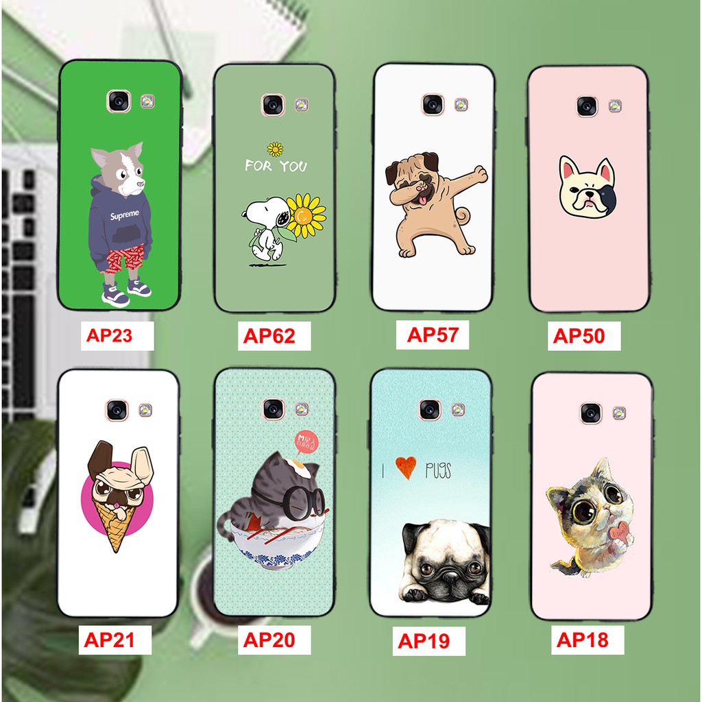ỐP LƯNG SAMSUNG A3 2017 (A320) - SAMSUNG A5 2017(A520) -SAMSUNG A7 2017(A720) MẪU CHÓ CƯNG CUTE GIÁ RẺ