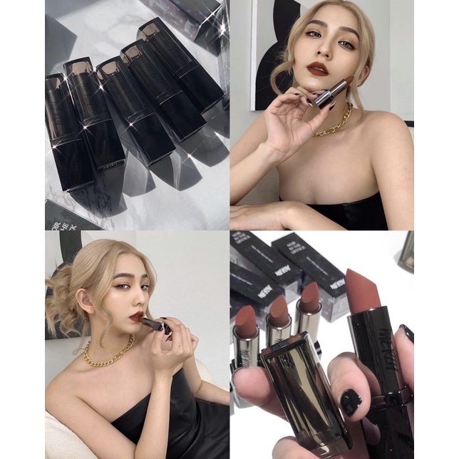 SON MERZY NOIR VELVET LIPTINT & LIPSTICK