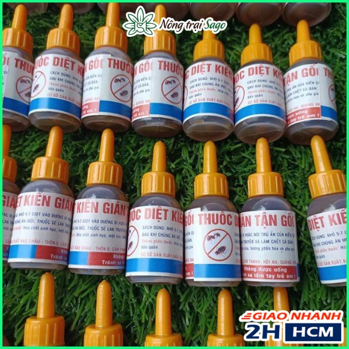 Thuốc Diệt Kiến Gián Sinh Học, Diệt Kiến Nhanh, Tận Gốc (chai 10ml) - Nông Trại Sago