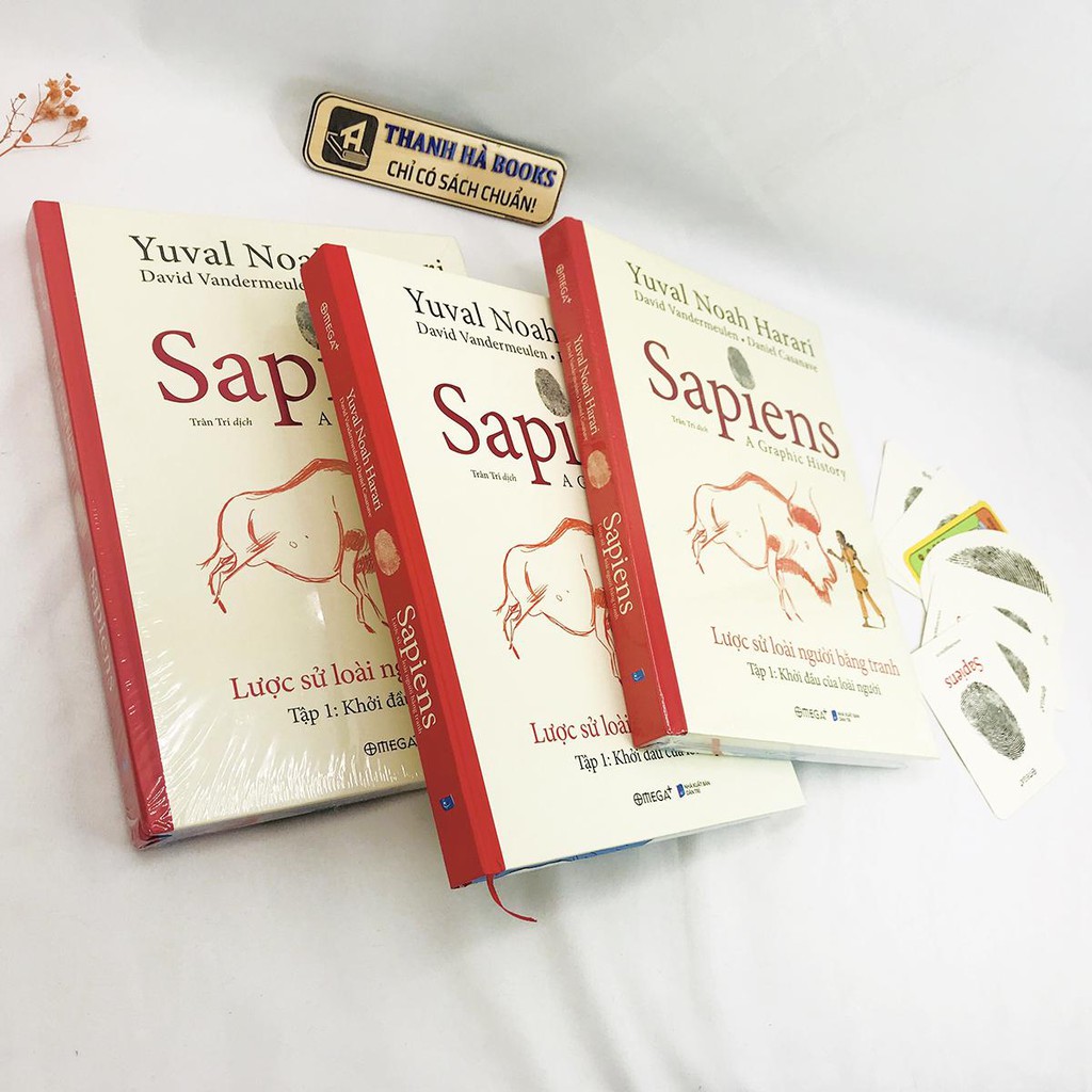 Sách - Sapiens - Lược Sử Loài Người Bằng Tranh (Bìa cứng) - Tập 1: Khởi Đầu Của Loài Người