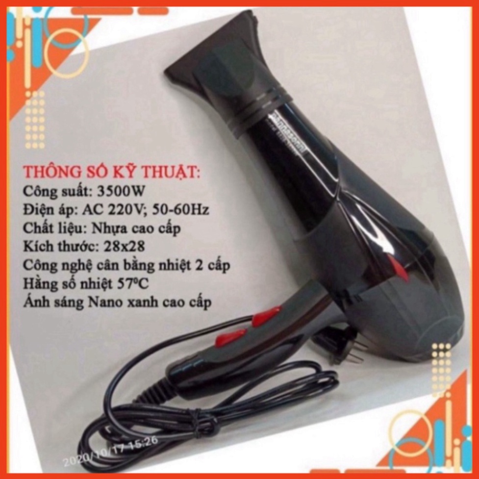 Máy Sấy Tóc 2 Chiều Nóng Lạnh Công Suất Lớn 3500W
