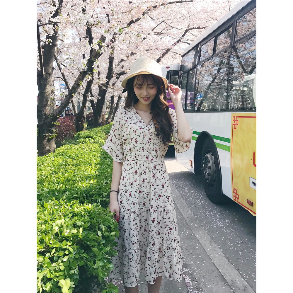 [Hàng sẵn] -Váy hoa đuôi bèo - VAY16 | BigBuy360 - bigbuy360.vn