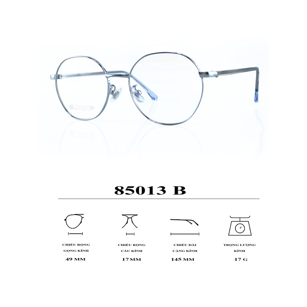 Gọng kính Ovan Titanium Thương Hiệu Ouress 85013B Bền Đẹp Trendy