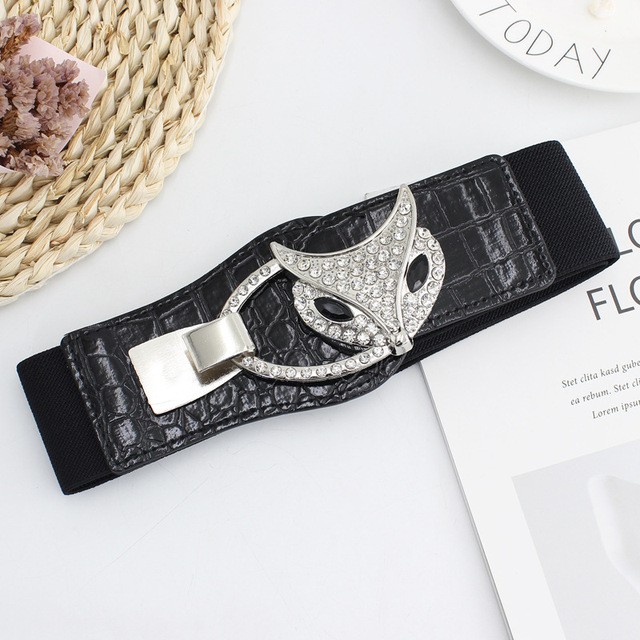 Thắt lưng chun co giãn đính đá dễ thương