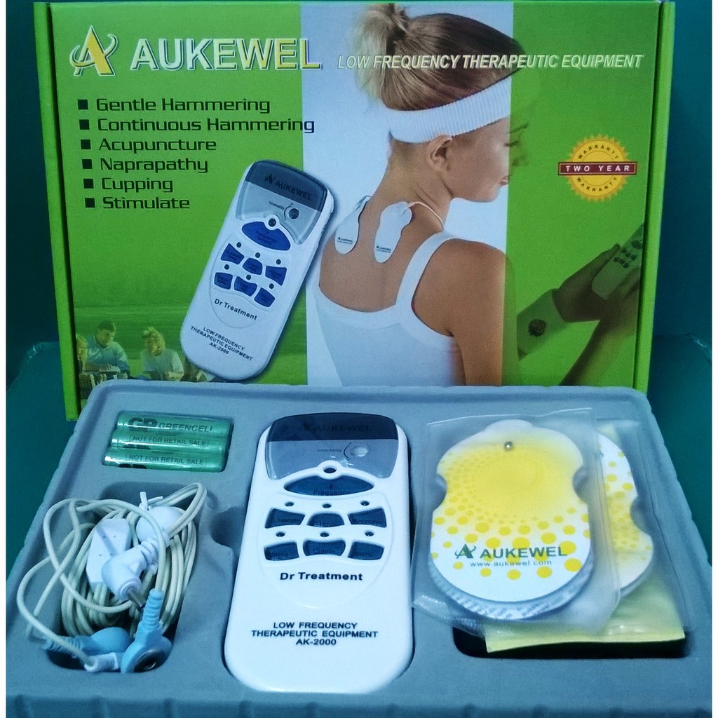 Máy mát xa xung điện Aukewel Luxury Đức DR TREATMENT AK2000 4 miếng dán