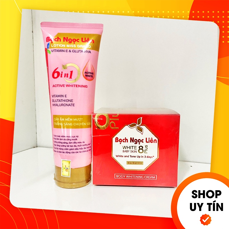 [Chính Hãng] Kem Body Bạch Ngọc Liên White Baby Skin 8 Plus - 8936079451202