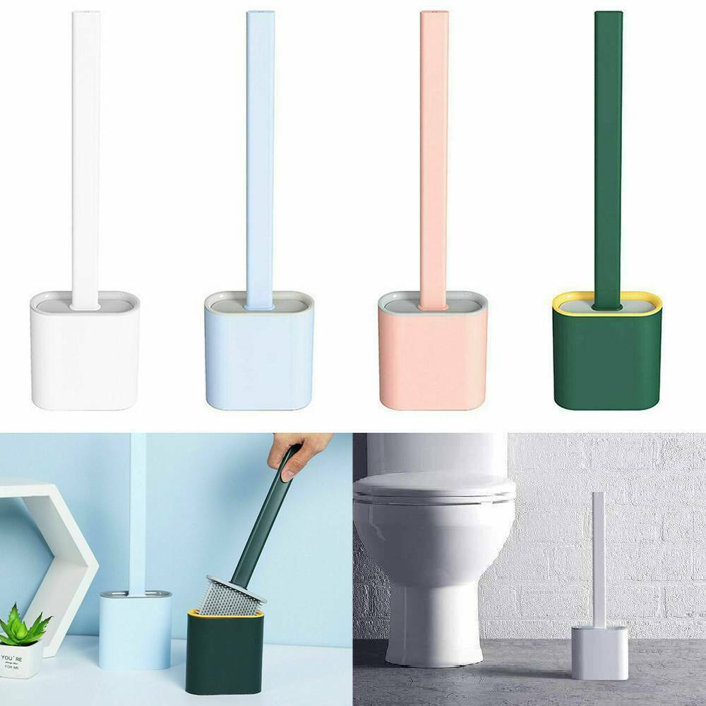 Bàn Chải Vệ Sinh Toilet Bằng Silicone Sáng Tạo Tiện Dụng