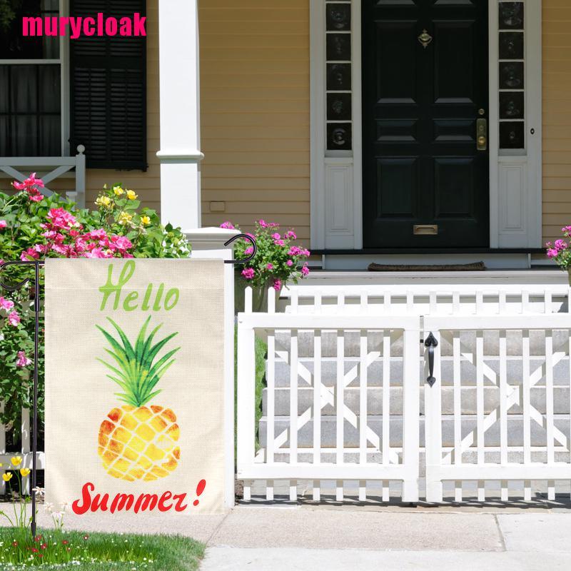 【mur】BEAUTY Summer Garden Flag Hello Sunshine 12×18 Inch Double Sided Vertical