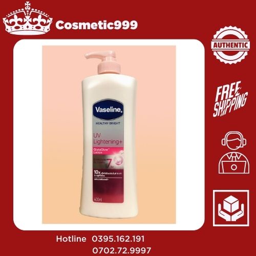 Sữa dưỡng thể vaseline healthy white instant fair uv tone up lotion thái lan Cosmetic999