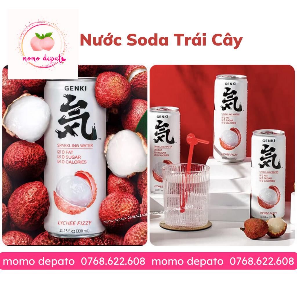 Nước uống soda trái cây có gas Genki Forest