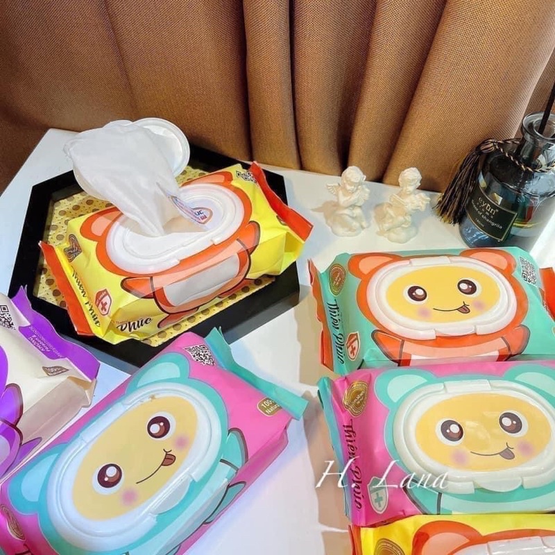 SET 5 GÓI KHĂN ƯỚT GẤU TRÚC