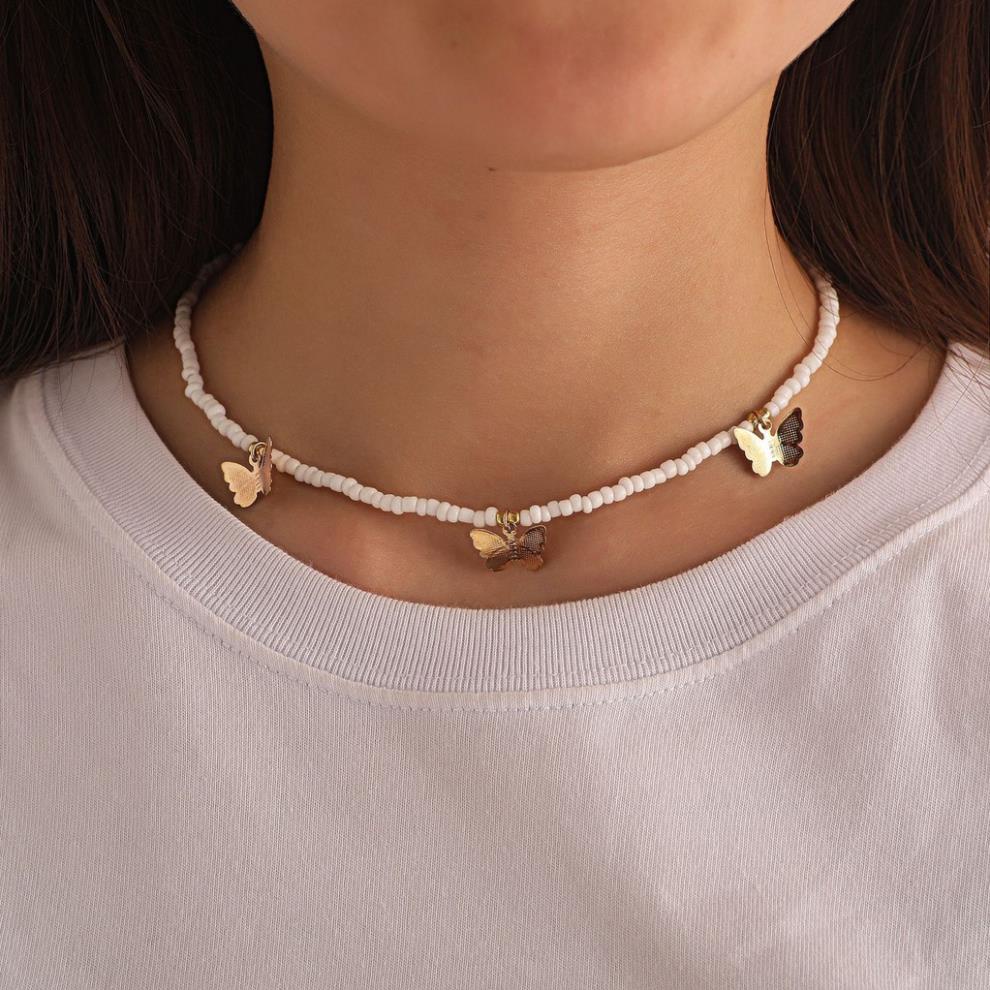 (031) Vòng Cổ Choker Chuỗi Hạt Đính 🦋 Nữ Tính