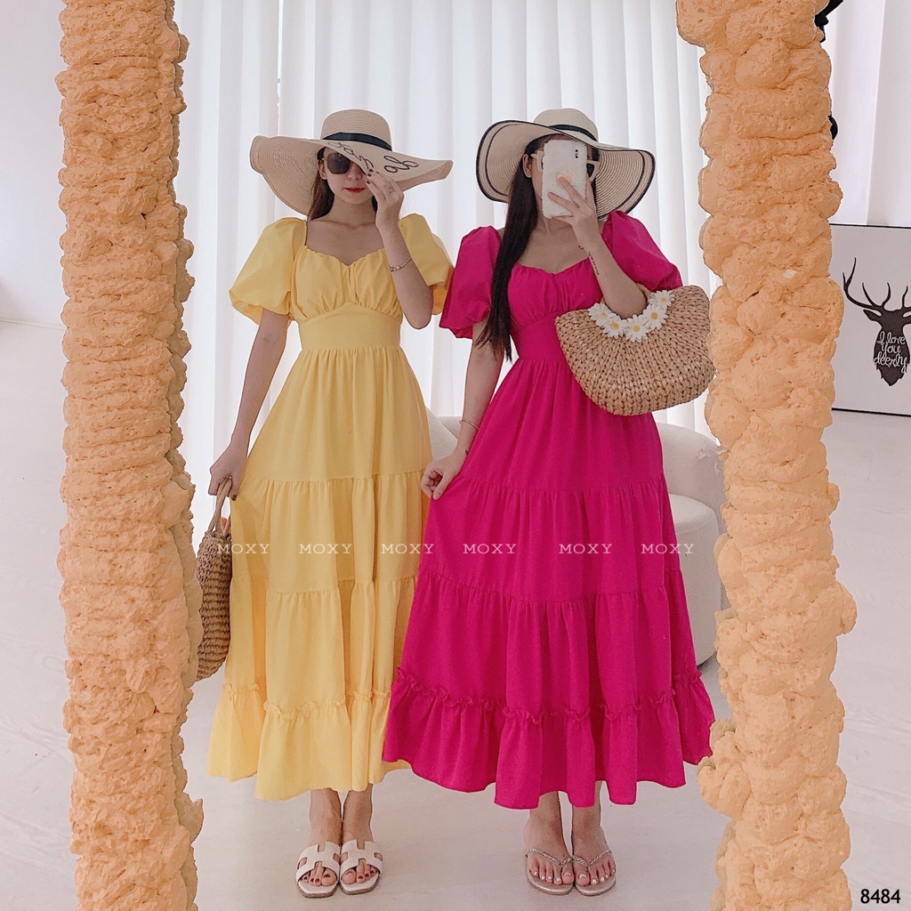 SP008484-Đầm maxi xòe