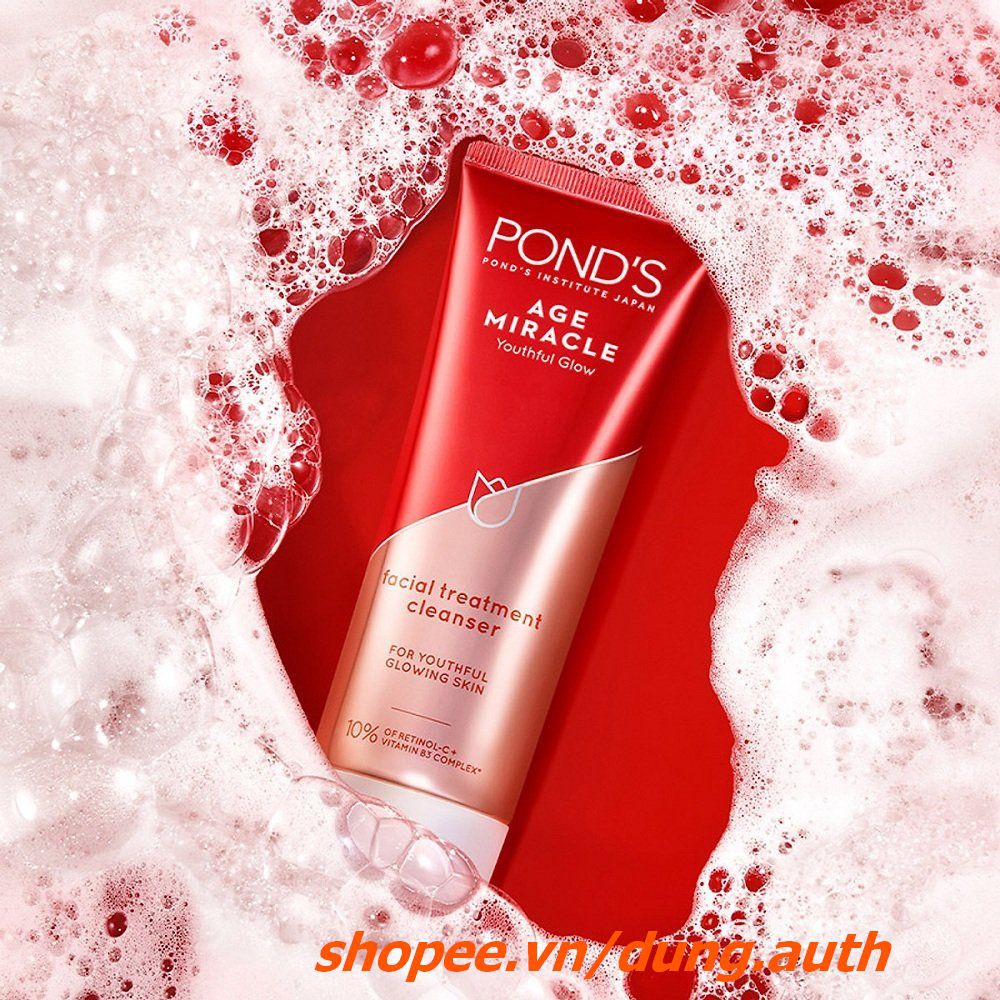 Sữa Rửa Mặt 100ml Ngăn Ngừa Lão Hóa Cao Cấp Ponds Age Miracle.