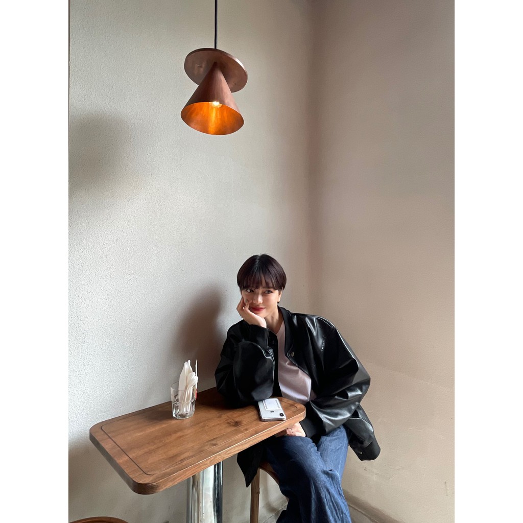 Áo khoác da viền chun vải JB82 1994closet | BigBuy360 - bigbuy360.vn