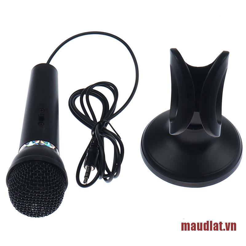 maudlat Condenser Microphone Stereo Desktop Stand For PC Video Chat Podcast Record