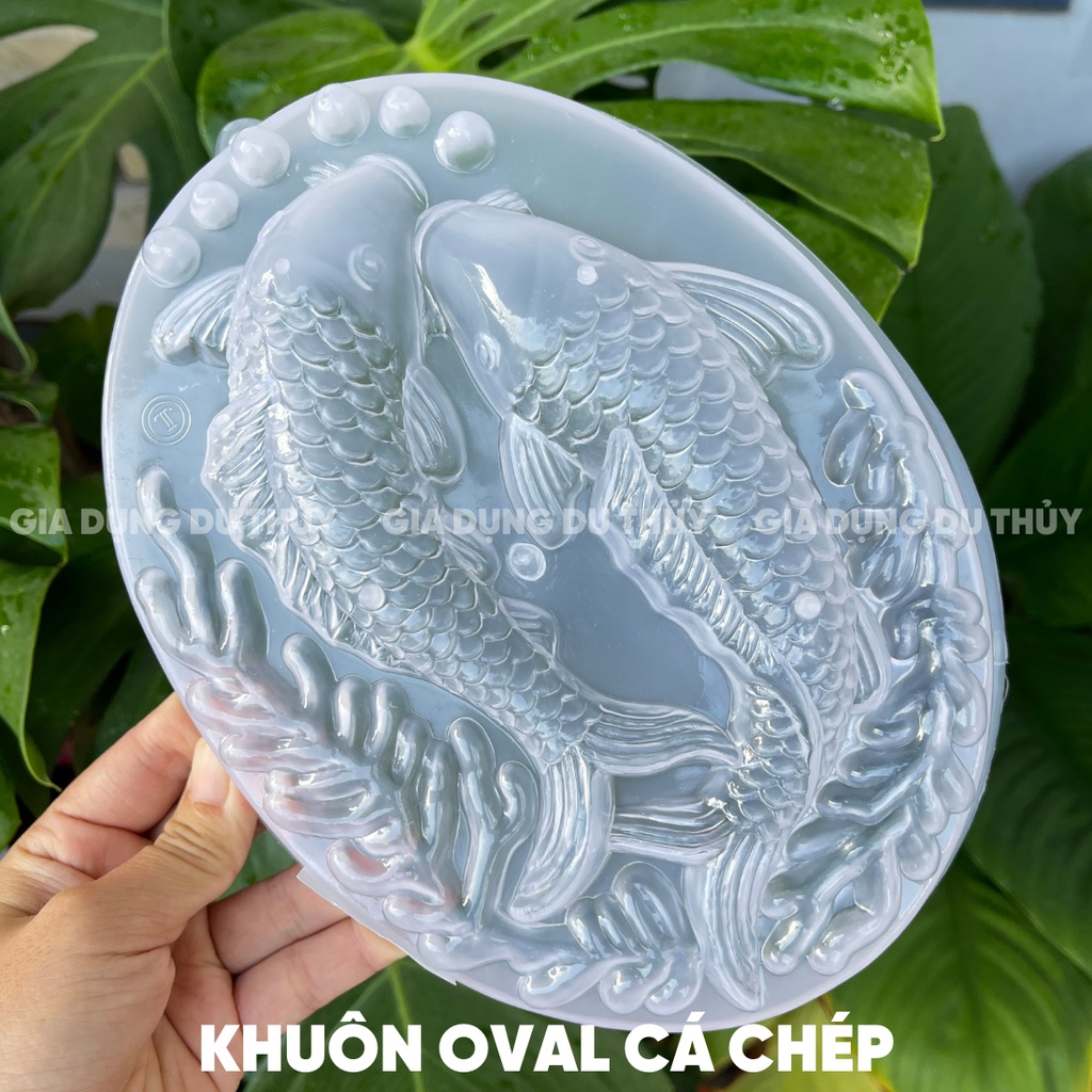 Khuôn rau câu 3d lớn tròn 20 cm, oval 21cm, hình hoa hồng, happy birthday, hoa sen, cá chép, trái tim, song hỷ, con ngựa