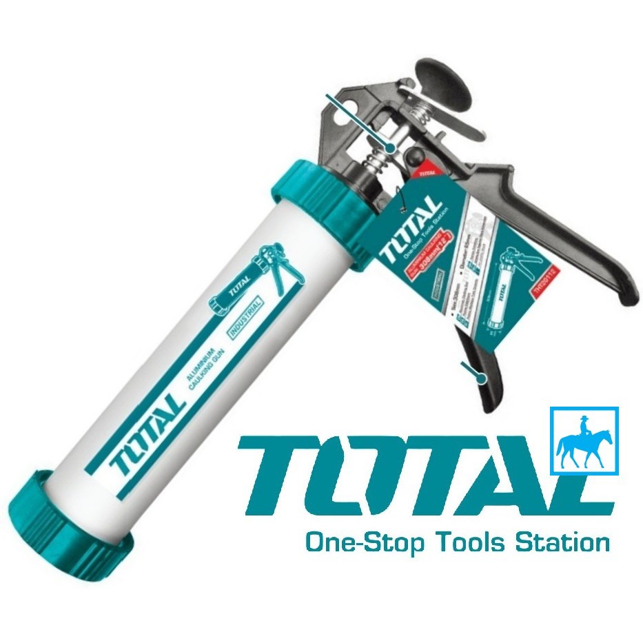 Total Súng Bắn Bơm Keo Silicon Thân Nhôm 9inch 250mm THT20109 Điện Sài Gòn
