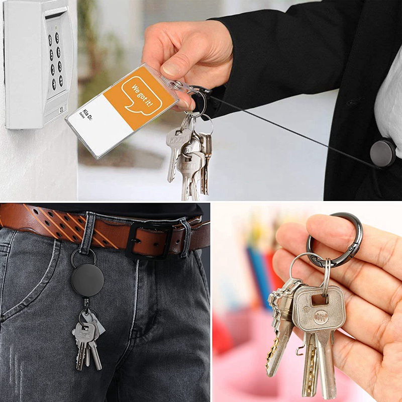 Bộ 2 dây đeo thẻ tên có thể thu gọn chất lượng