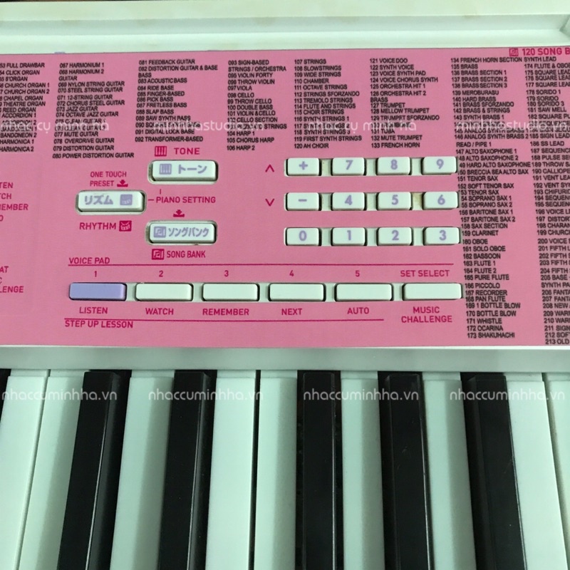 Đàn Organ Casio LK-115, đã qua sử dụng, phím cảm ứng đèn Led, âm thanh tuyệt hay