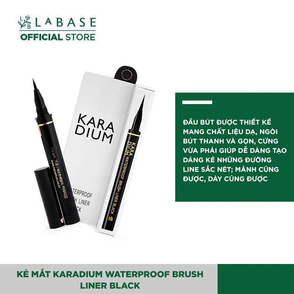 Kẻ mắt Karadium Waterproof Brush Liner Black