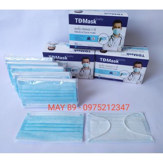 Khẩu trang Y tế TĐ Mask - Hàng xuất khẩu - Giấy kháng khuẩn chuẩn