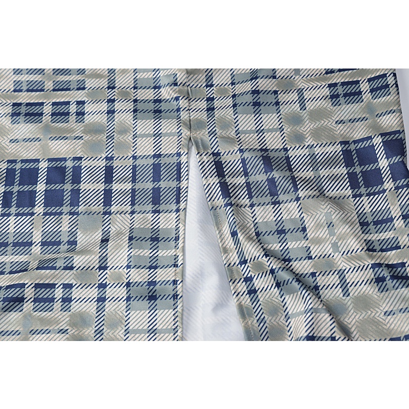 Set Áo Tank Top Sọc Caro + Chân Váy Xẻ Tà Lưng Cao Thời Trang Cho Nữ