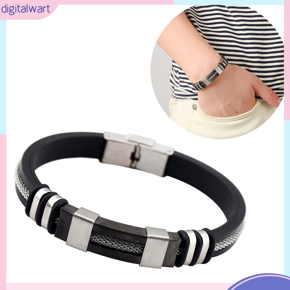 Vòng Tay Nam Bằng Thép Titan Thời Trang Cá Tính