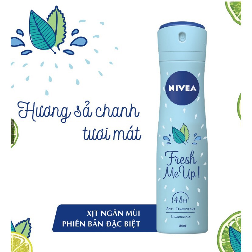 [Mã COS2704 giảm 8% đơn 250K] Xịt ngăn mùi nữ Nivea 150ml Deep Serum Lily | Hokkaido Rose | Sakura | Fresh Natural | BigBuy360 - bigbuy360.vn