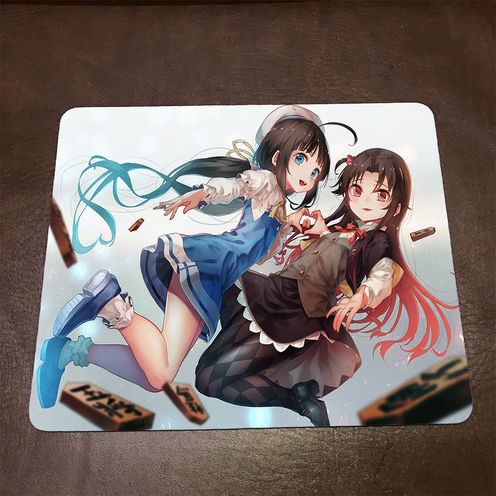 Lót chuột máy tính Anime Ryuuou no Oshigoto Wallpapers 1 Mousepad cao su êm ái. Nhận in theo yêu cầu