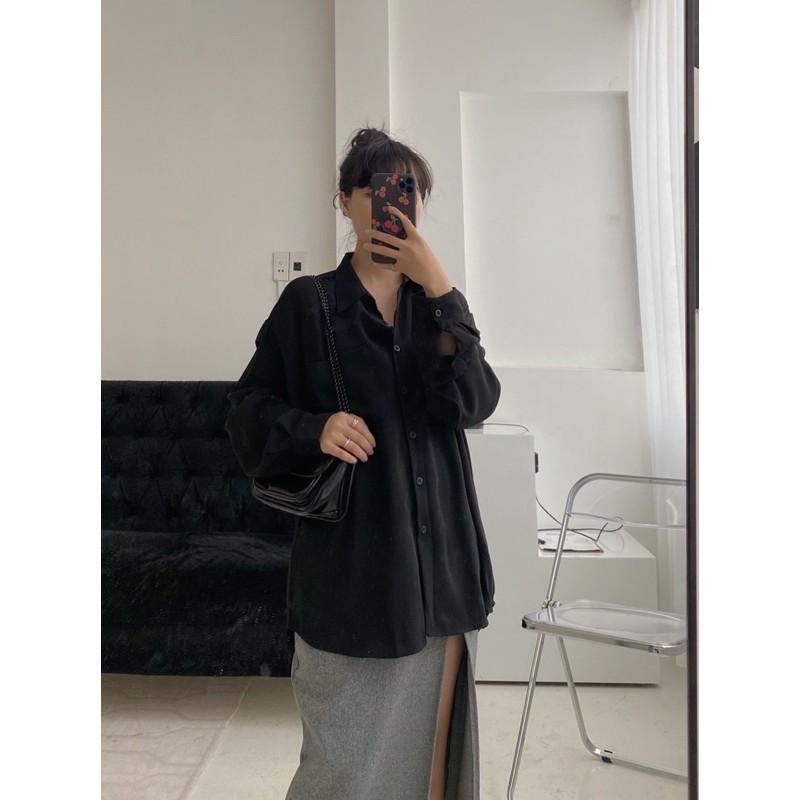 Solid shirt - Áo sơ mi basic trơn - Somalyng.studio | BigBuy360 - bigbuy360.vn