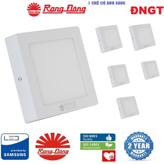 Đèn LED ốp nổi trần vuông Rạng Đông 12W, 18W, 24W