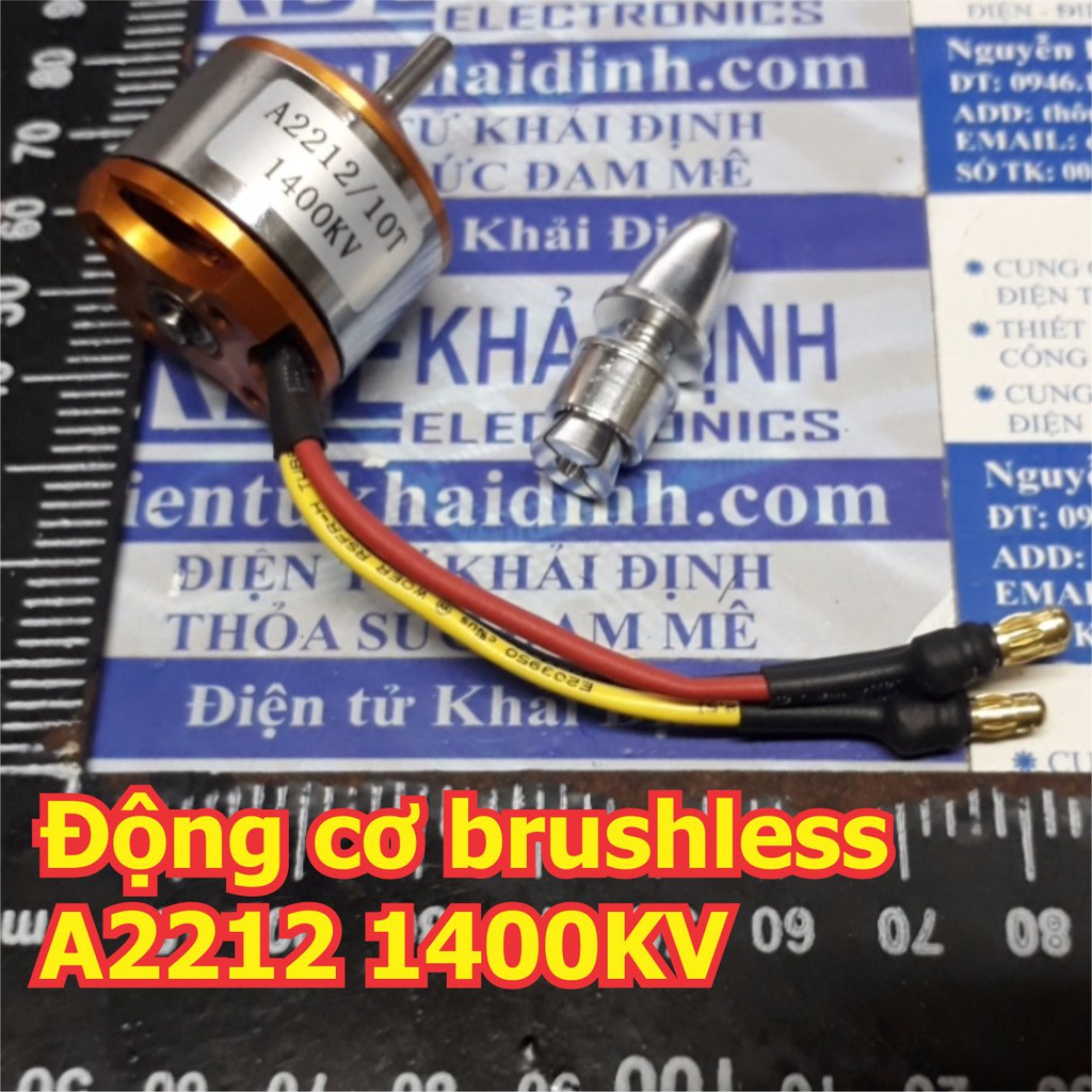 động cơ brushless, không chổi than máy bay UAV mô hình A2212 1400KV kde5478