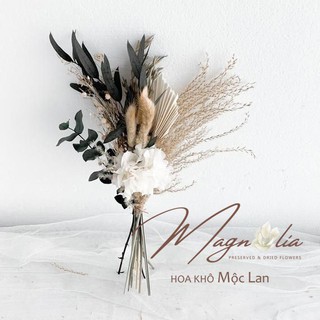 DFG OVI Hoa khô Miscanthus Sinensis ❤️FREESHIP❤️ Hoa giả trang trí nhà cửa, vintage decor phụ kiện trang hoàng chụp ảnh 