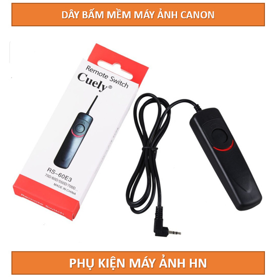 Dây bấm mềm điều khiển máy ảnh canon/nikon