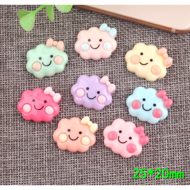 Charm hình đám mây dễ thương