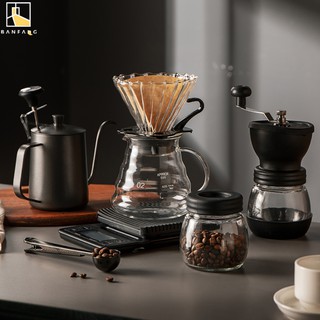 BANFANG Hand Brewed Coffee Set Combination Coffee Pot Professional Full Set of Appliances