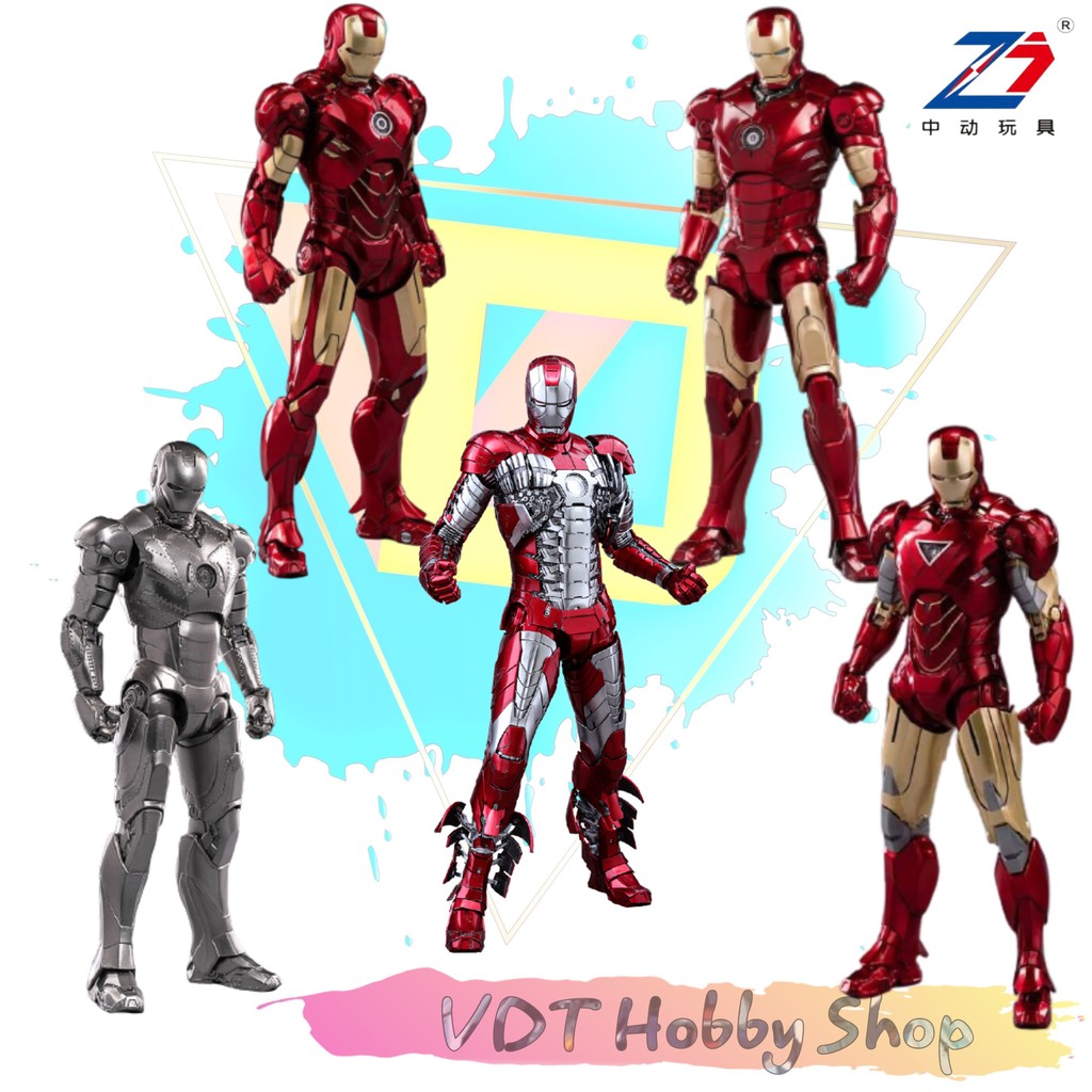 Mô hình nhân vật 1/10 Iron Man ZD Toys
