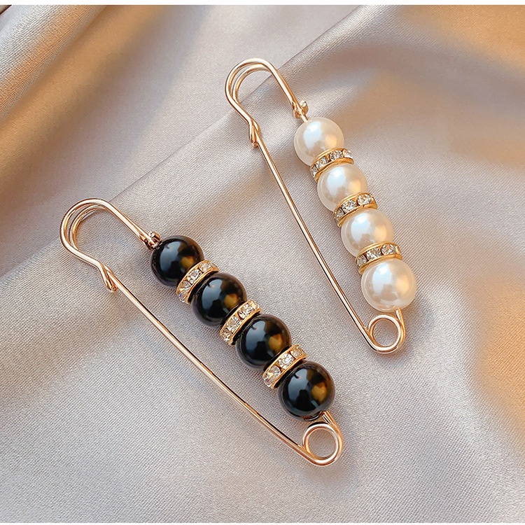 Ghim Cài Quần / Chân Váy Đính Ngọc Trai Nhân Tạo