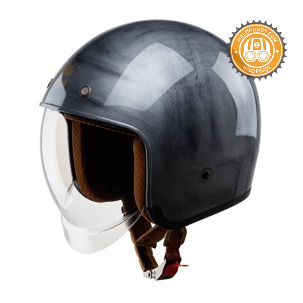 Nón bảo hiểm 3/4 kính âm Royal M139