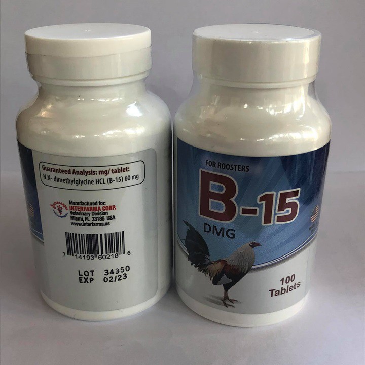 Thuoc Ga B15 Cho Gà Đá Nap Pin Cấp Tốc - Hộp x 100 Viên