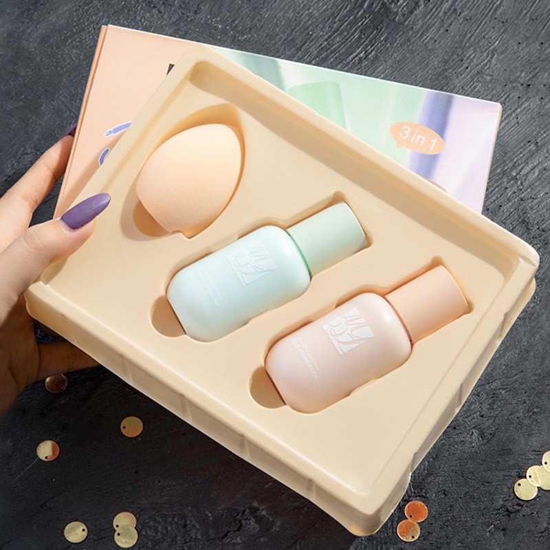 Bộ sản phẩm kem nền trang điểm MAYCHEER gồm 3 món đa năng tiện dụng | BigBuy360 - bigbuy360.vn